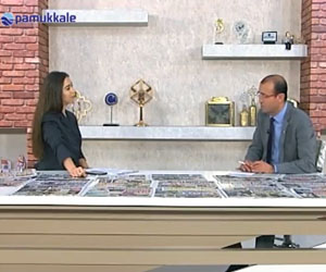 Başkan Boyacı Pamukkale TV’de “Yeni 1 Gün” programına konuk oldu